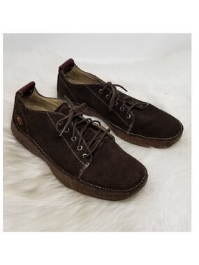Roots Canadian Hayden Brown Suede Leather Sneakers Men's 9.5M